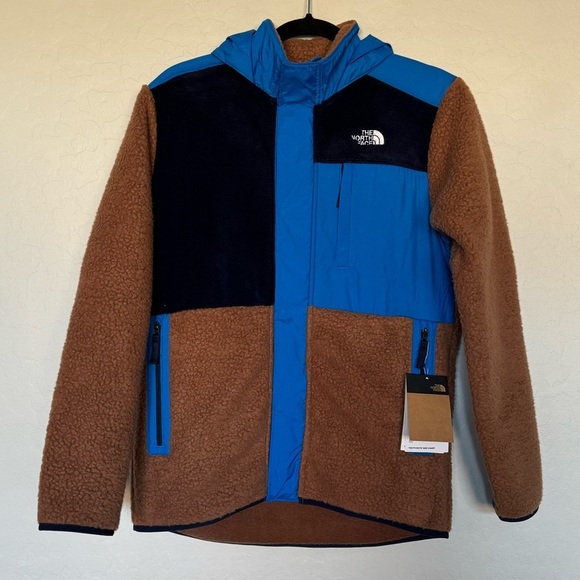 THE NORTH FACE Boys' Forrest Mixed-Media Full Zip Fleece Jacket kids X-Large - Picture 2 of 10